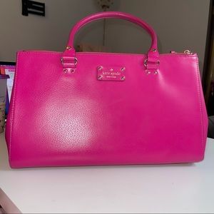 Kate Spade Large Hot Pink Shoulder Bag/Satchel